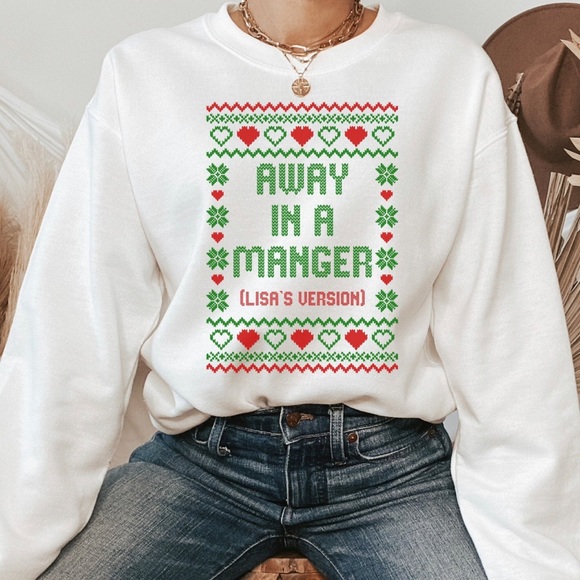 Bravo Real Housewives Ugly Christmas Sweater Sweatshirt RHOSLC Lisa Barlow - Picture 6 of 7